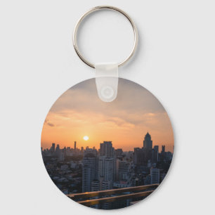 Llavero Bangkok skyline sunset panorama