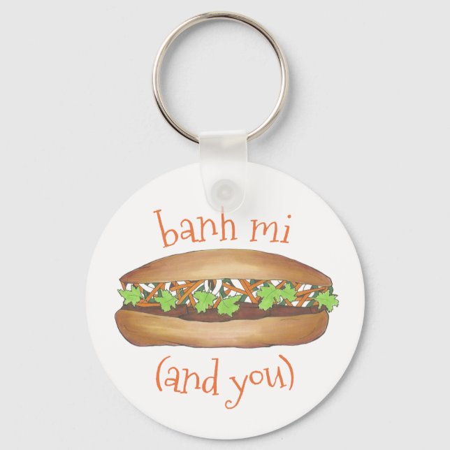 Llavero Banh Mi (Between Me) y You Vietnamita Sandwich (Anverso)