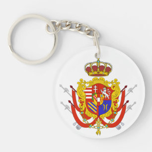 Llavero Banner blanco rojo Gran Ducado de la Toscana