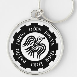 Llavero Banner de Viking Raven Odin Thor Frigg