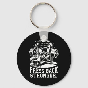 Llavero Baño - Gimnasio Anime Bodybuilding Mot Fitness