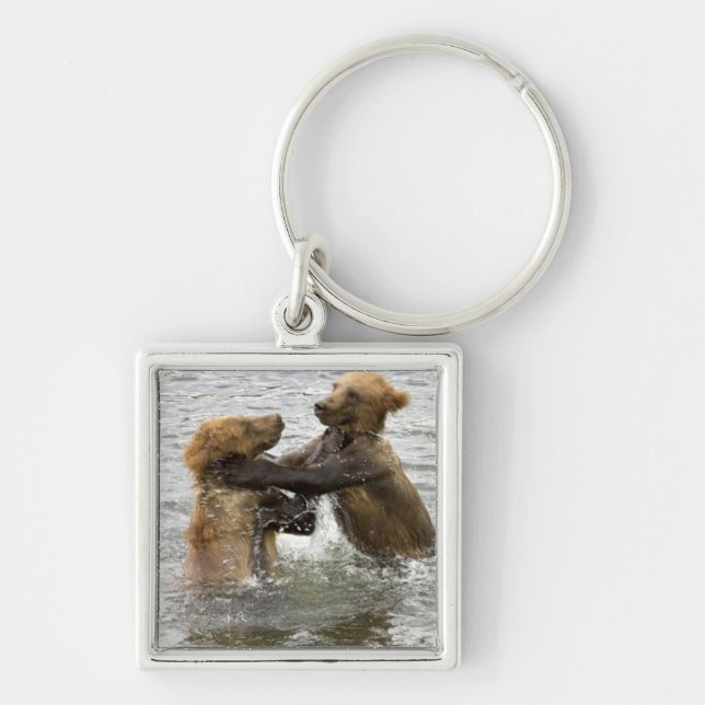 Llavero Baños graciosos y lindos (Frente)