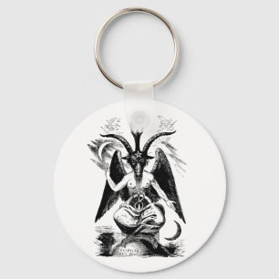 Llavero Baphomet (negro)