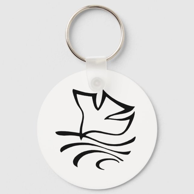 Llavero Baptism Dove Keychain (Anverso)