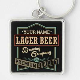 Llavero Bar de etiquetas personalizadas Lager Beer Brewing