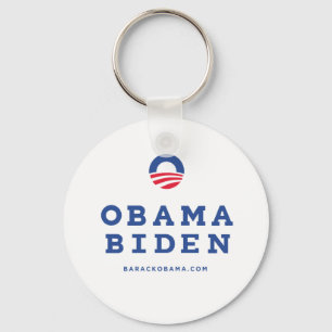 Llavero Barack Obama Biden 2012 con el logotipo de "O"