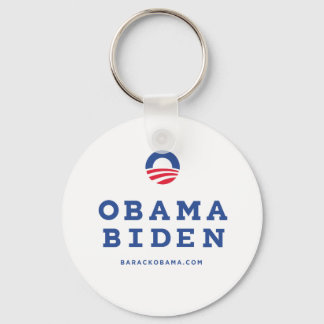 Llavero Barack Obama Biden 2012 con el logotipo "O"