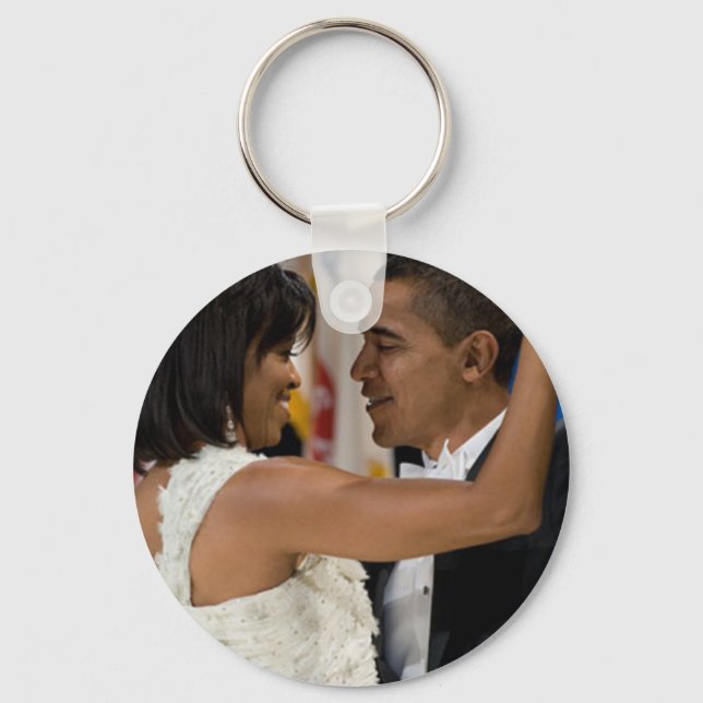 Llavero Barack y Michelle Obama (Anverso)