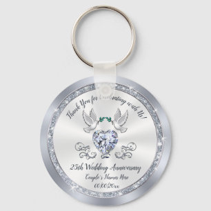 Llavero Barato, Gorgeous, 25 Bodas Aniversarios Favores,
