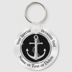 Llavero Barato, Personalizado, Anchor Keychain, Nautical