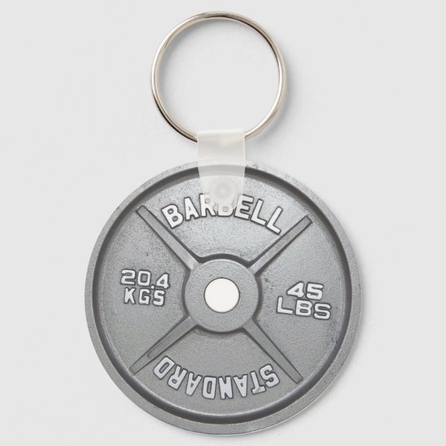 Llavero Barbell Plate (Anverso)