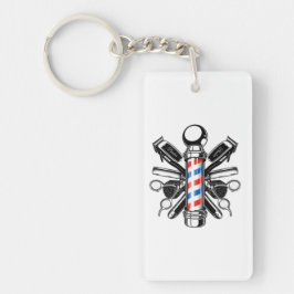 Llavero Barber, peluquero, depilador, peluquero