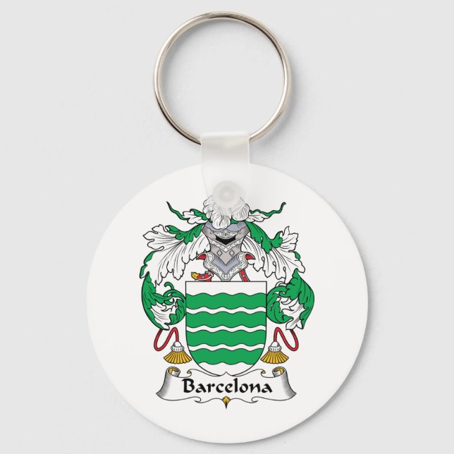 Llavero Barcelona Crest familiar (Anverso)