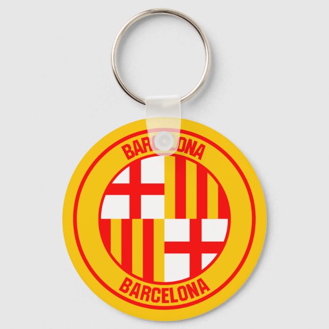 Llavero Barcelona Round Emblem (Anverso)
