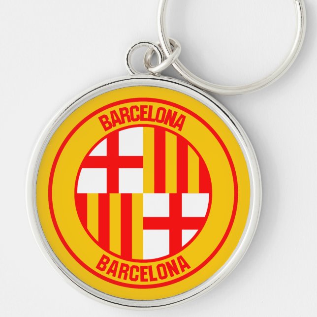Llavero Barcelona Round Emblem (Frente)