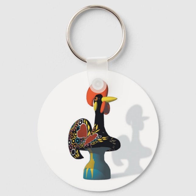 Llavero Barcelos Rooster Keychain (Anverso)
