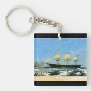 Llavero Barco Clipper Red Jacket 1854