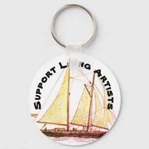 Llavero Barco de altura - Apoyar a los artistas vivos