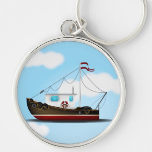 Llavero Barco de Pesca
