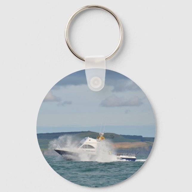 Llavero Barco de pesca de recreo (Anverso)