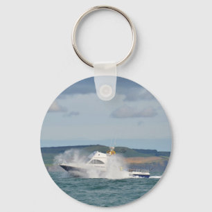 Llavero Barco de pesca del ocio