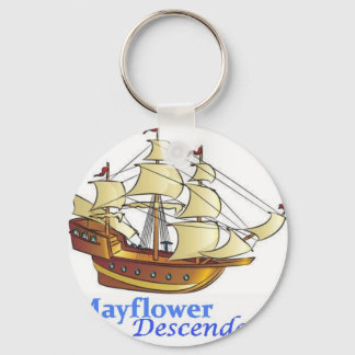 Llavero Barco de vela de Descendencia Mayflower