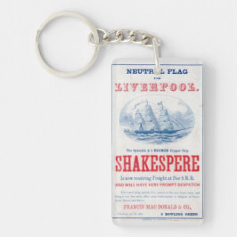 Llavero Barco de vela Shakespere Clipper 1861