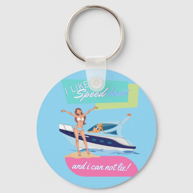 Llavero barco de velocidad (Anverso)