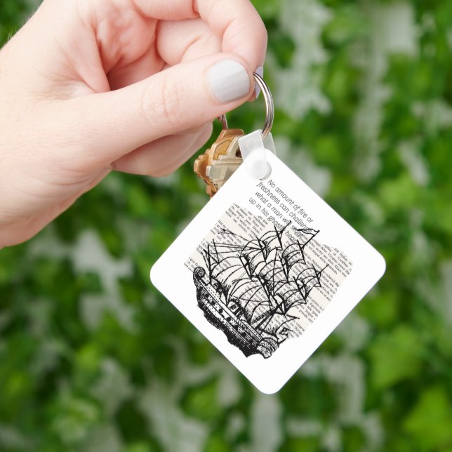 LLAVERO BARCO DE VENTAJA CON CITA (Mano)