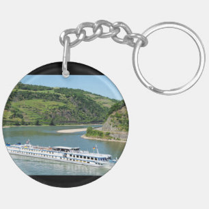 Llavero Barco en la rin con Oberwesel