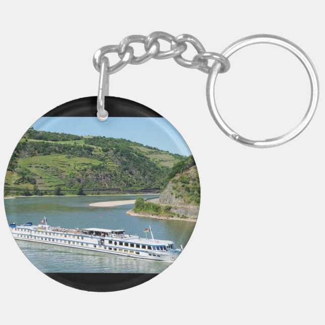 Llavero Barco en la rin con Oberwesel (Izquierda Bajo)