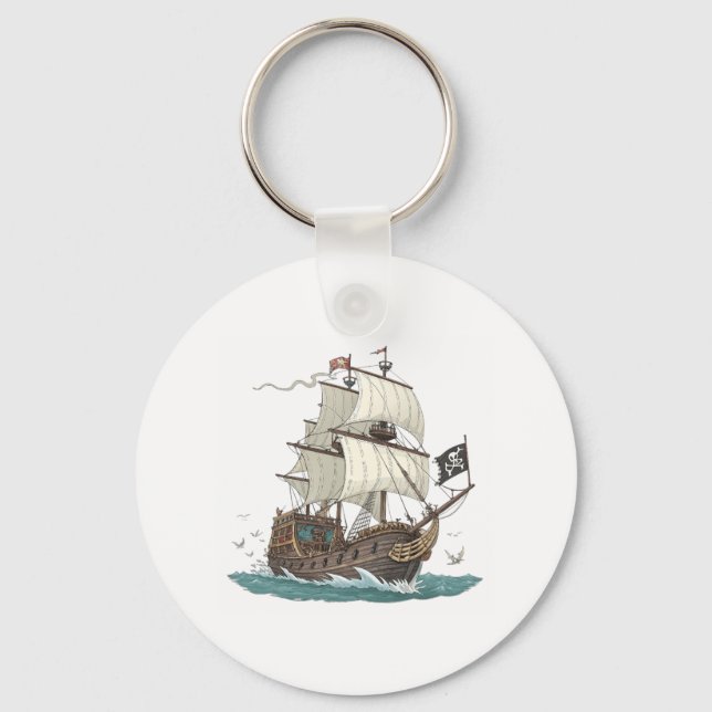 Llavero Barco Pirata (Anverso)
