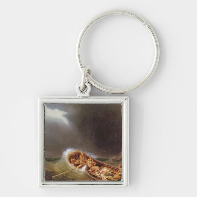 Llavero Barcos de Dieppe que vuelve de la pesca (Frente)