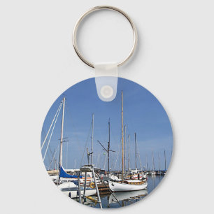 Llavero Barcos de navegación en el puerto