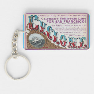 Llavero Barcos de vela Cyclone Clipper 1900