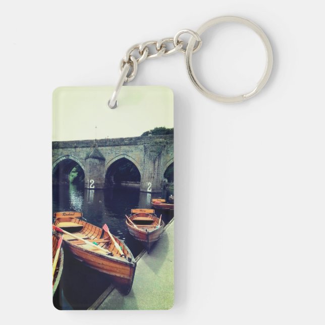 Llavero Barcos en el río Durham (Atrás)