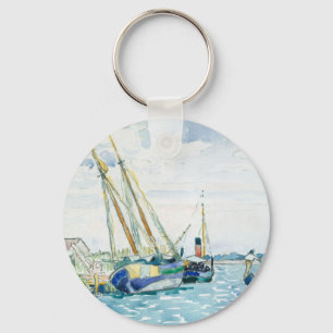 Llavero Barcos marinos cerca de Venecia