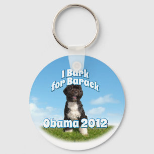 Llavero Bark por Barack, Bo, el primer perro Obama