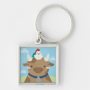 Llavero Barn Buddies - Vaca y Chick