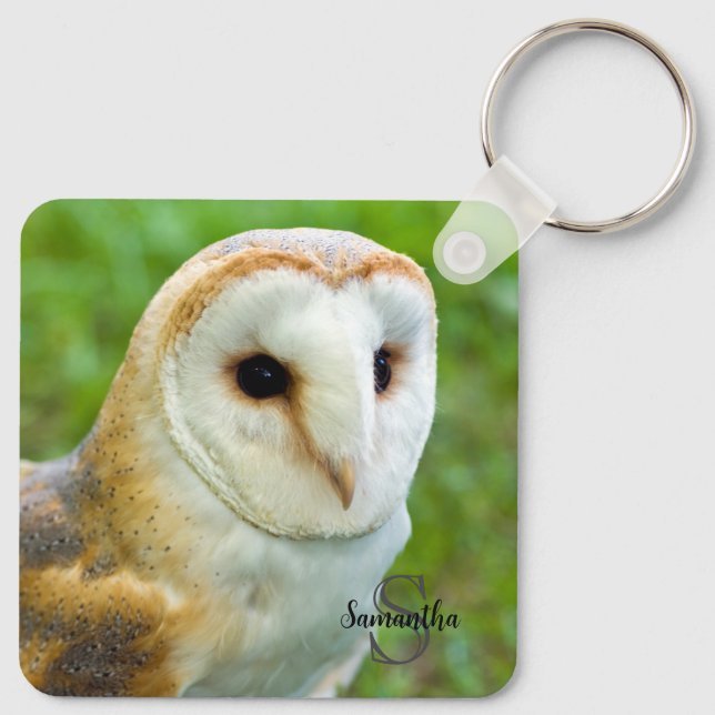 Llavero Barn Owl Keyring (Reverso )