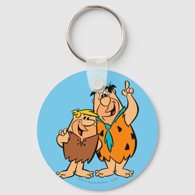 Llavero Barney Rubble y Fred Flintstone (Anverso)
