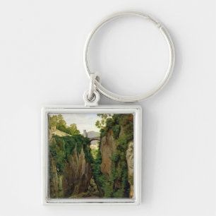 Llavero Barranco rocoso en Sorrento, 1823