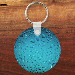 Llavero Barras de agua azul Guay con estilo Keychain