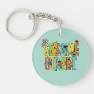 Llavero Barrio Sésamo   Pals tipo calle Sésamo