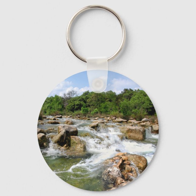 Llavero Barton Creek - Austin, Texas - 3 millas de cascada (Anverso)