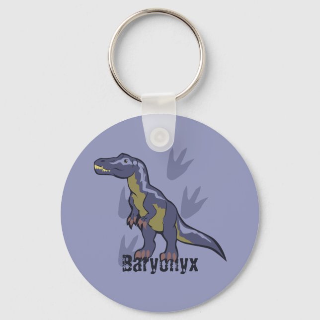 Llavero Baryonyx azul (Anverso)