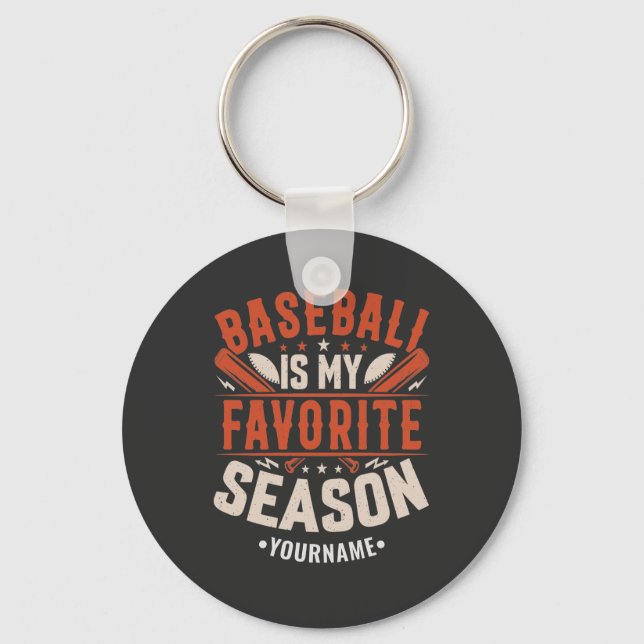 Llavero Baseball is my Favorite Season (Anverso)