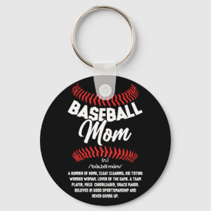 Llavero Baseball Mom Definition Sport Sofball