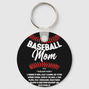 Llavero Baseball Mom Definition Sport Sofball