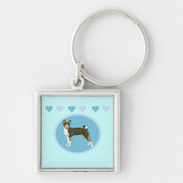 Llavero Basenji (Frente)